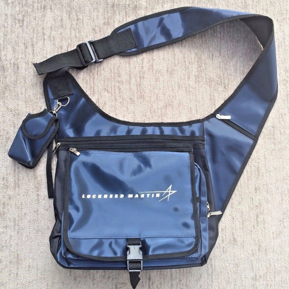 Lockeheed Martin Crossbody Laptop Messenger Bag